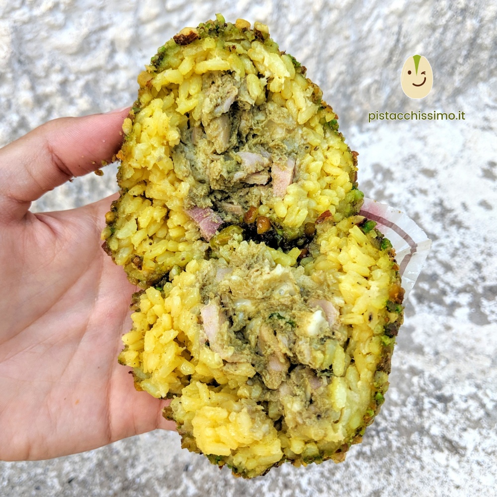 arancina salata pistacchio new paradise palermo