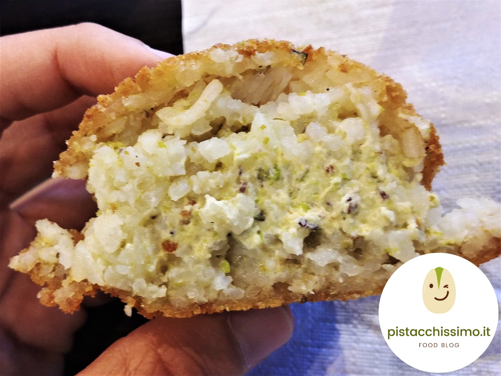 Arancino Pistacchio Life Caffe Bronte