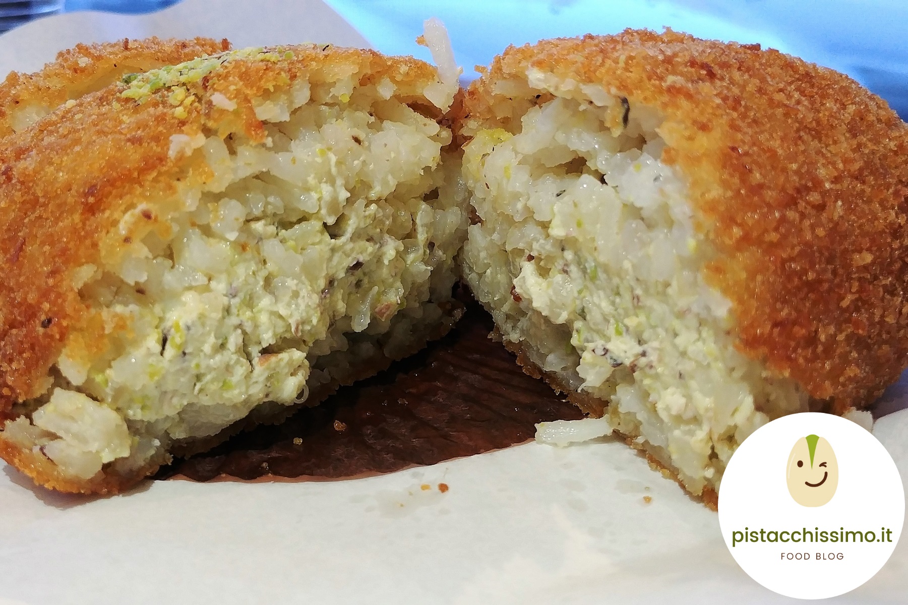 Arancino Pistacchio Life Caffe Bronte