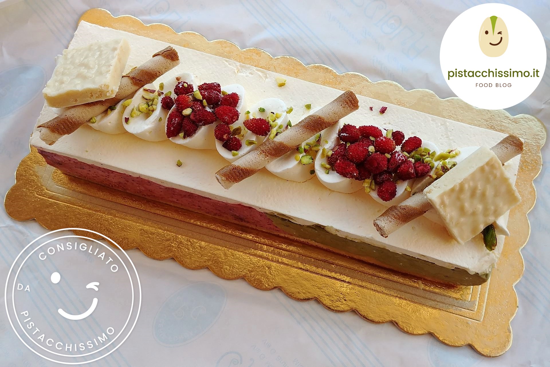 Torta Gelato Pistacchio Bar Carciola Misterbianco