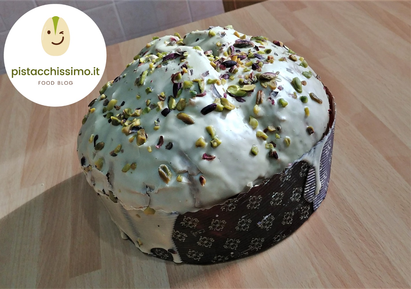 Panettone Pistacchio Bar Tartufo Bronte