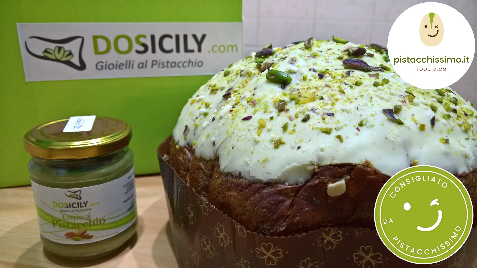Panettone Pistacchio Do Sicily