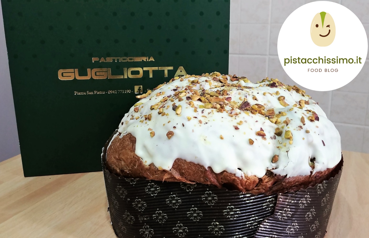 Panettone Pistacchio Pasticceria Gugliotta