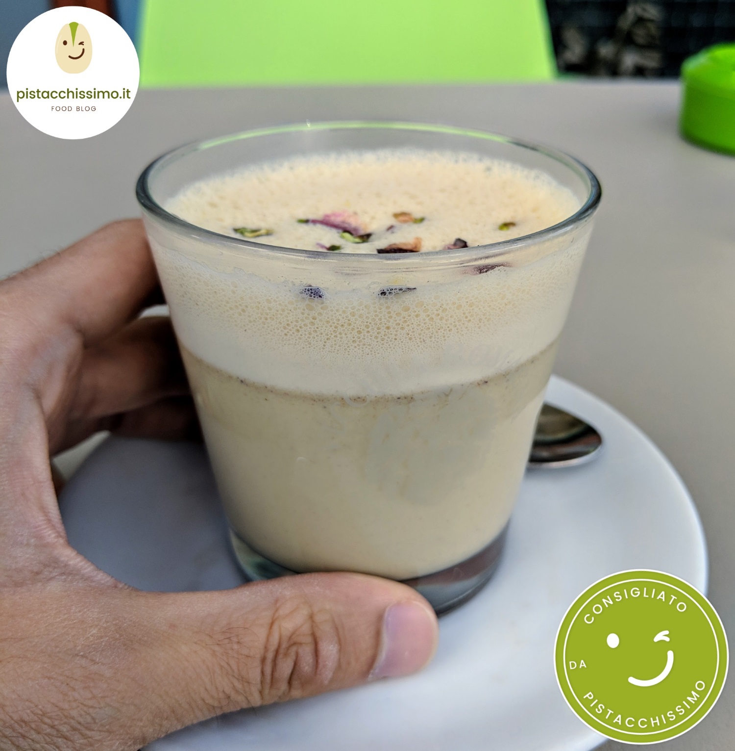 Pistaccino Cappuccino Pistacchio Bar Collina Verde Bronte