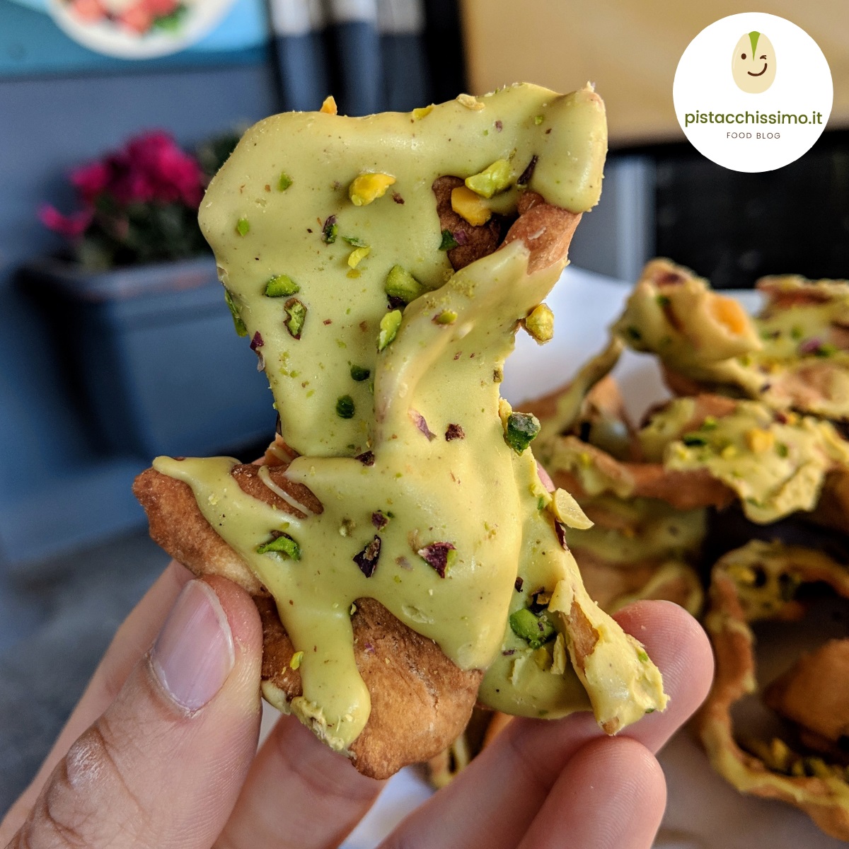 chiacchiere pistacchio gran cafe solaire acitrezza
