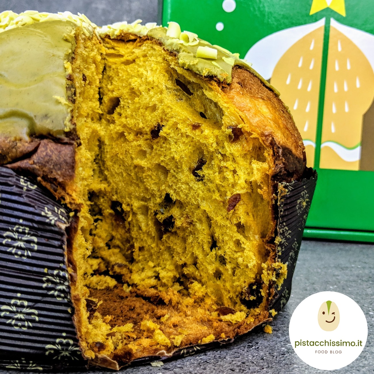 Panettone Pistacchio Amarene Nuova Dolceria Ferla Siracusa