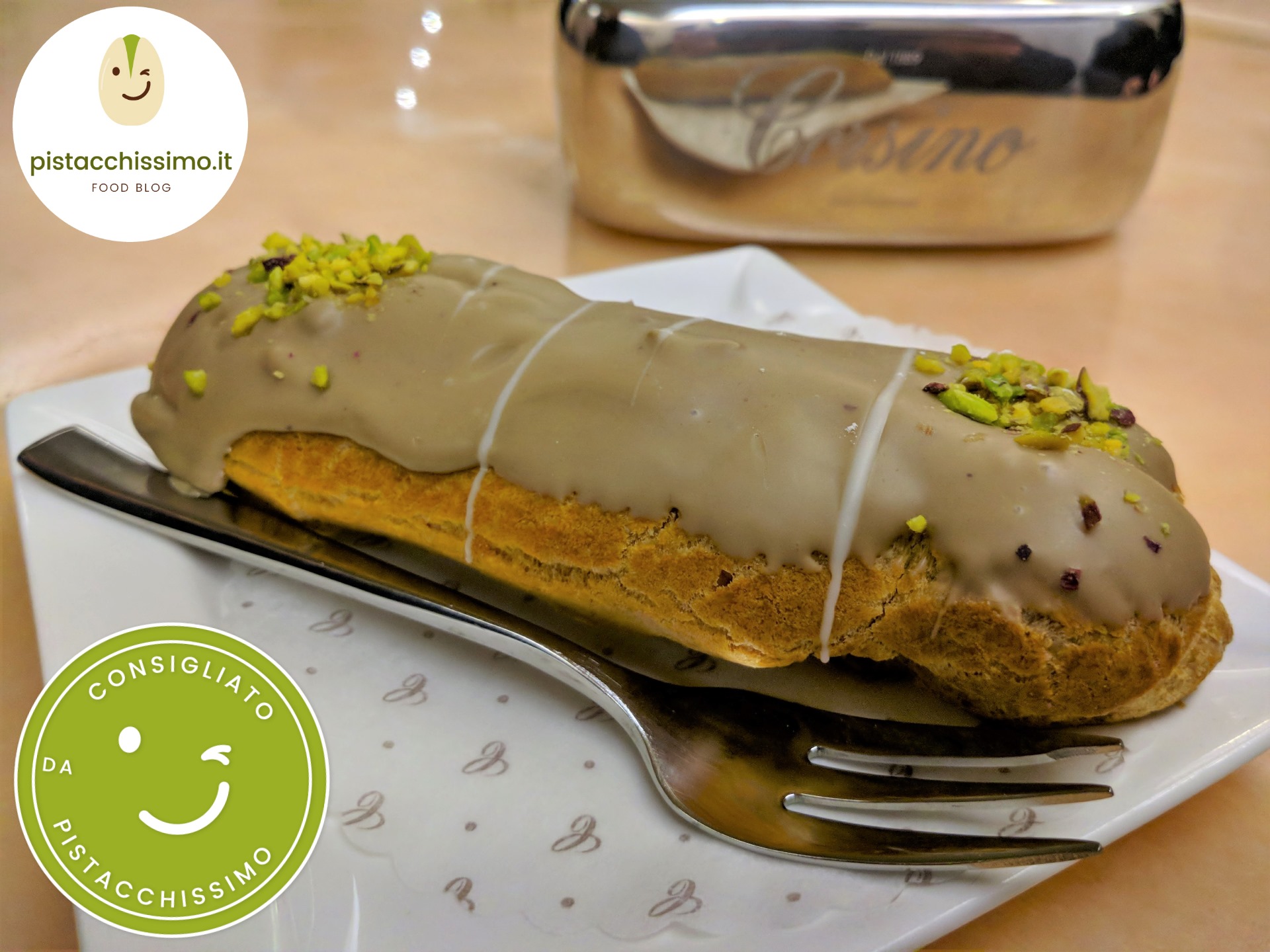 Bigne Eclair Pistacchio Corsino Palazzolo Acreide