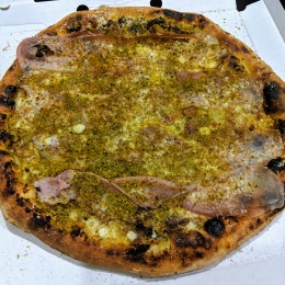 Pizza al Pistacchio - Pizzeria Balsamo (Catania)