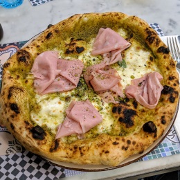 Pizza al Pistacchio - Pizzeria Assaje (Milano)