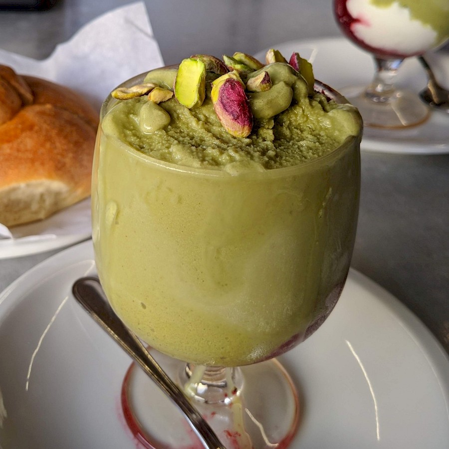 Pistachio Granita - Bar Alecci (Gravina di Catania)
