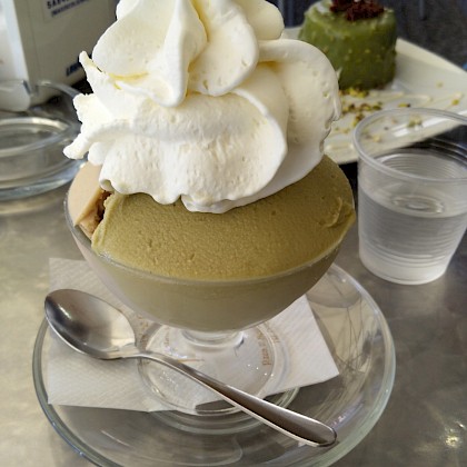 Granita al pistacchio - Comis Ice Cafè (Catania)