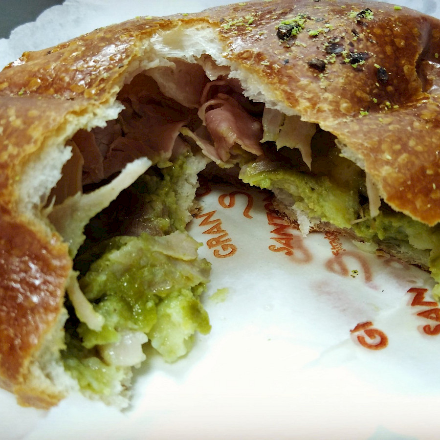 Bomba salata al Pistacchio - Gran Caffè Santonocito (Misterbianco)