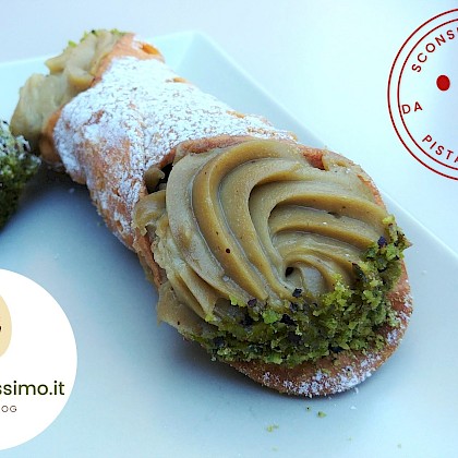 Cannolo al pistacchio - Caffetteria Luca (Bronte)