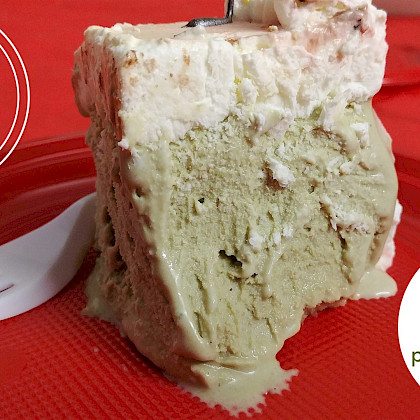 Torta gelato al pistacchio - Caffè Mon Chery