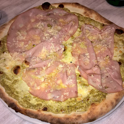 Pizza al Pistacchio - Casale Serra Pizzuta (Nicolosi)
