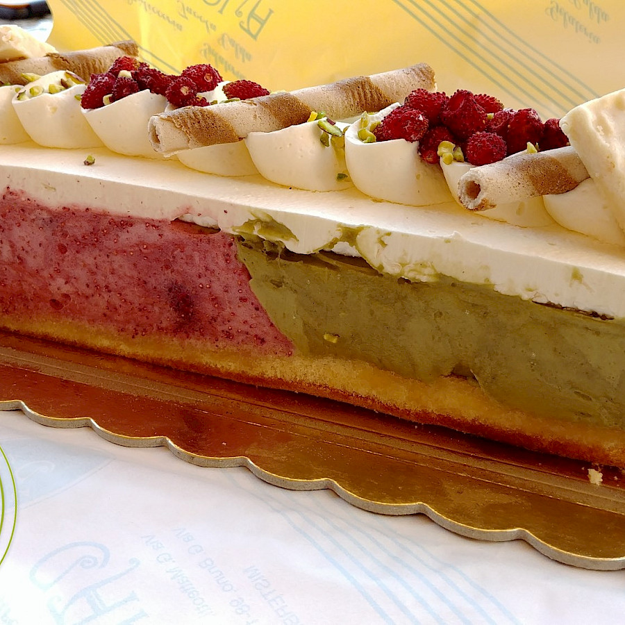 Torta gelato al pistacchio - Bar Carciola (Misterbianco)
