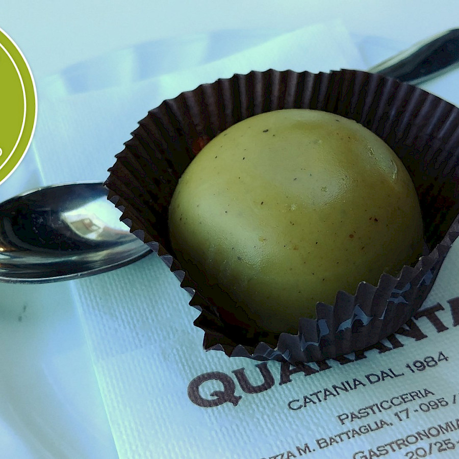 Ripistacchio mignon al Pistacchio - Pasticceria Quaranta (Catania)