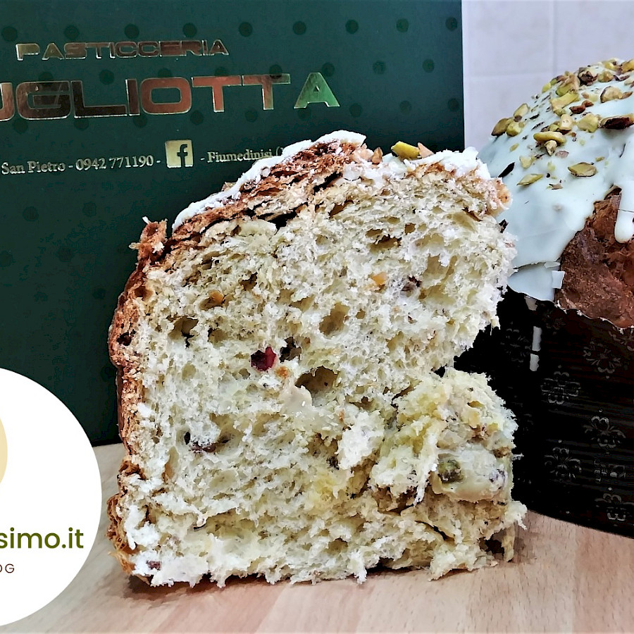Panettone al Pistacchio - Pasticceria Gugliotta (Fiumedinisi)