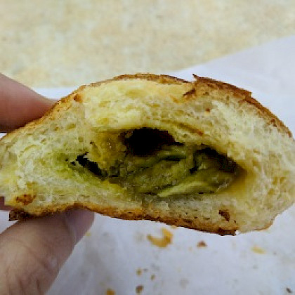 Cornetto al pistacchio - Bar Centrale (San Giovanni La Punta)
