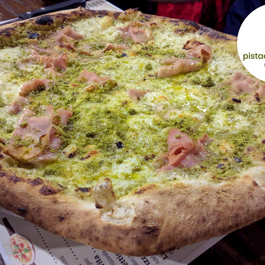Pizza al pistacchio 'Ronzini' - I Saponari (Trecastagni)