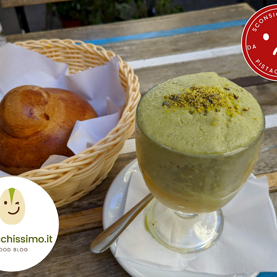 Granita al pistacchio - Caffetteria Villaroel (Catania)