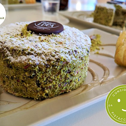 Monoporzione di gelato al Pistacchio - Caffetteria Luca (Bronte)