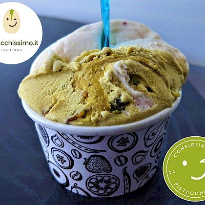 Gelato al Pistacchio e Pistacchiosa - L'Artigianale (Pozzallo)
