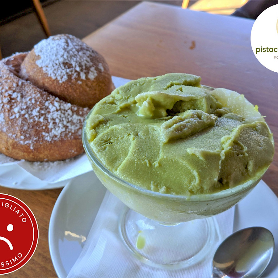 Granita al pistacchio - Le Ciminiere (Catania)