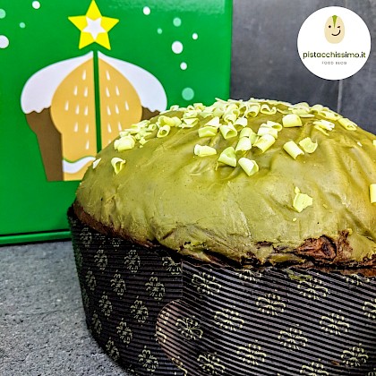 Panettone con Pistacchio e Amarene - Nuova Dolceria (Ferla)