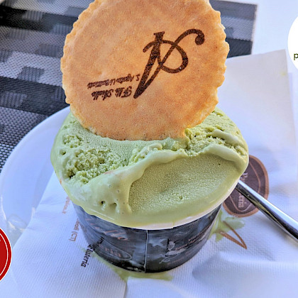 Gelato al Pistacchio - Pasticceria Fratelli Aiello (S. Agata Li Battiati)