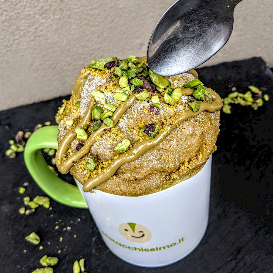 Ricetta: Mug Cake al Pistacchio - Torta in tazza al microonde