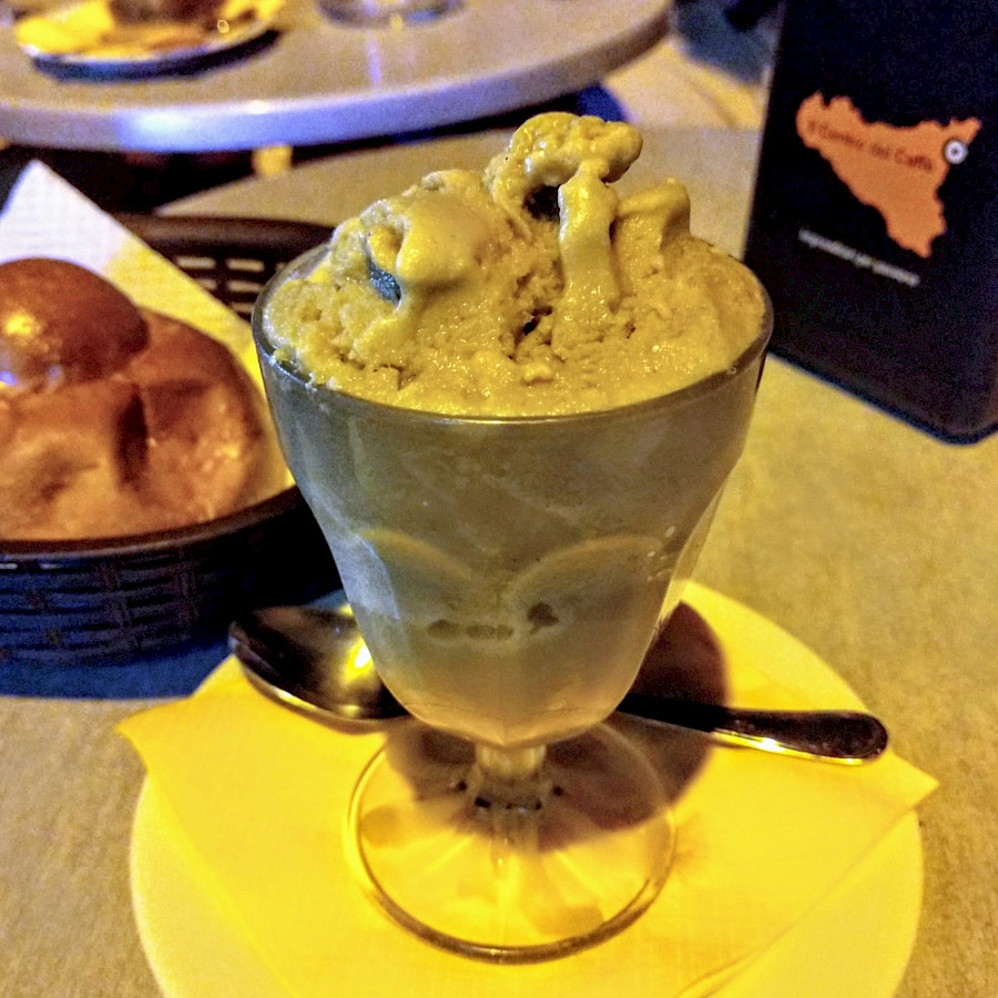 Granita al Pistacchio - Schizzo (Giardini Naxos)