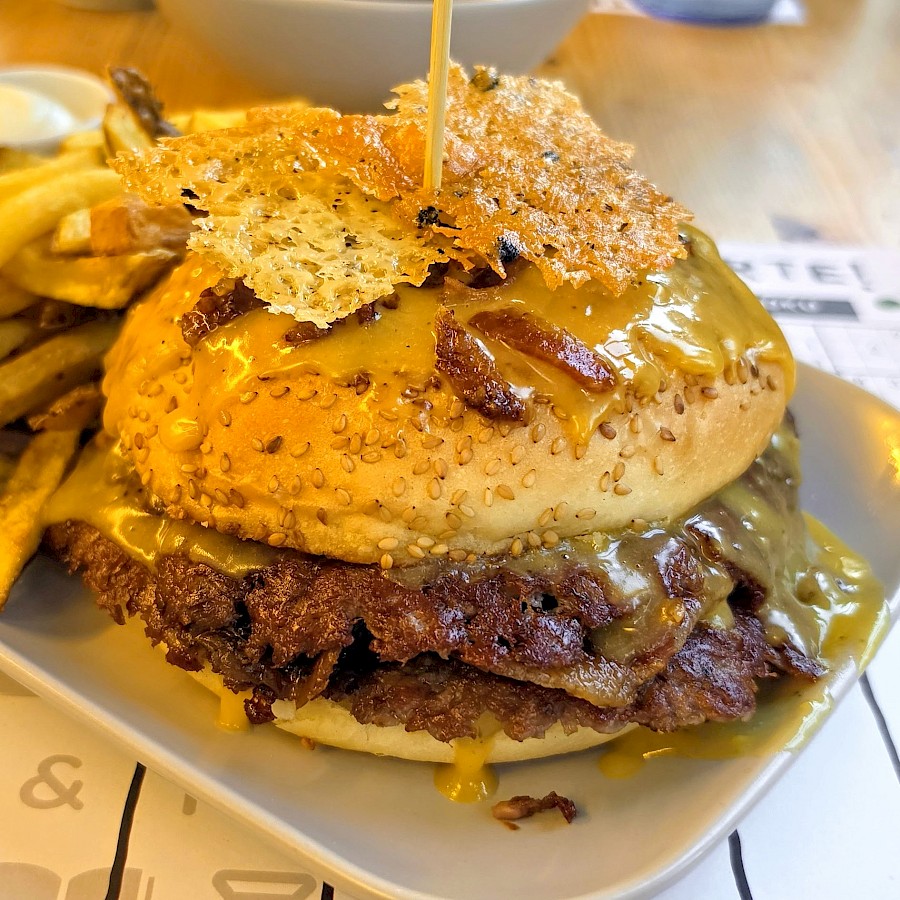 Smash Burger alla Carbonara - Qi Food & Focus (Acireale)